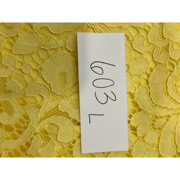 Isaac Mizrahi Live! Floral Lace Wide Leg Pants Yellow Sz XL Petite Bohemian - Picture 10 of 11